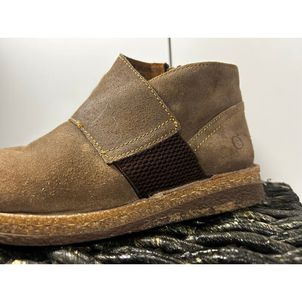 Børn Tora Distressed Leather Ankle Boots Women’s 7.5 Brown BR0027522